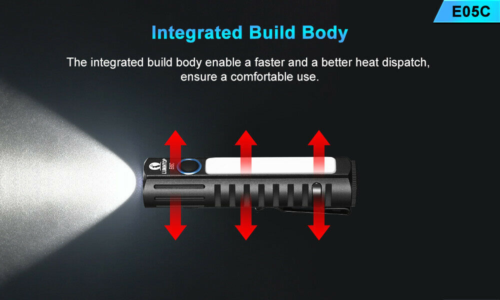 Lumintop E05C GEN 2 550LM DUAL LIGHTS MAGNETIC NEW 2020 ITEM! USA DIRECT!