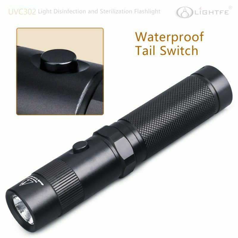 UVC302 UV-C 275NM Light Disinfection Sterilization UV LED Flashlight