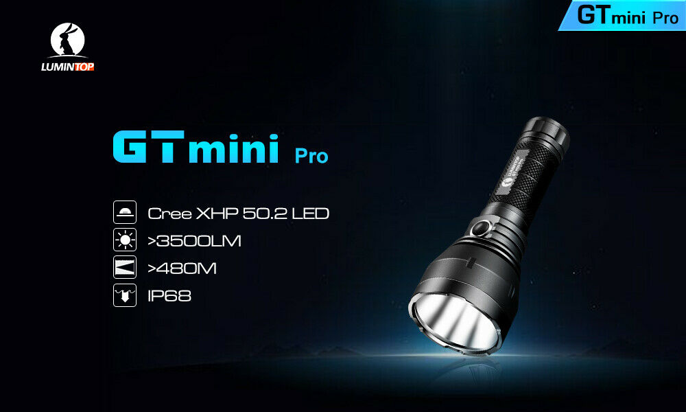 Lumintop BLF GT mini Pro 3500 LM XHP50.2 LED High Intensity 480M Throw!