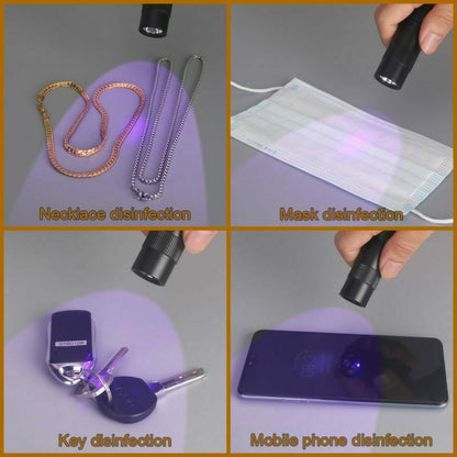UVC302 UV-C 275NM Light Disinfection Sterilization UV LED Flashlight