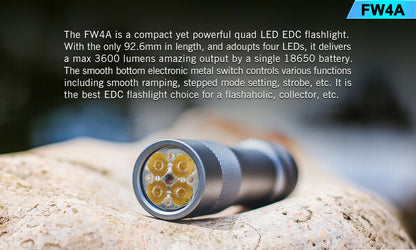 Lumintop FW4A 3600 Lumens Outdoor EDC Flashlight