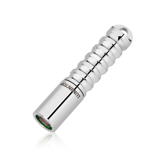 LUMINTOP WORM STAINLESS STEEL 120LM MINI EDC KEYCHAIN LED FLASHLIGHT