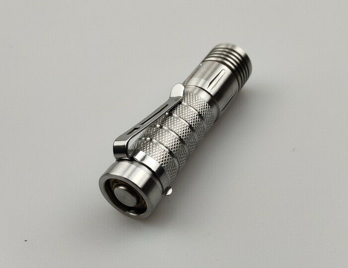 Fireflies Stainless Steel AA/14500 LED Flashlight