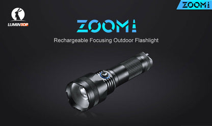 Lumintop Zoom1 850 Lumens Rechargeable Zoomable 21700 Flashlight USA!
