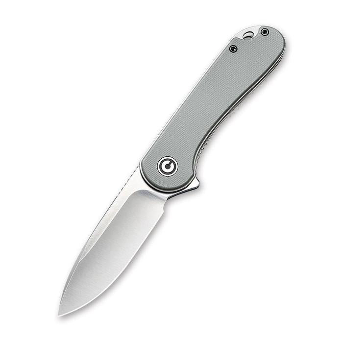 Civivi Elementum Flipper Knife - Gray G10 Handle (2.96'' Satin D2) C 907B