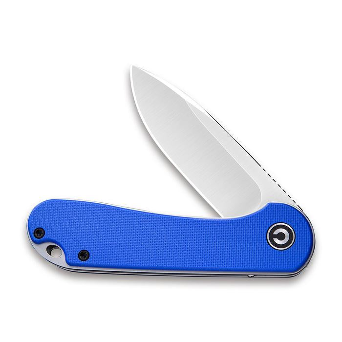 Civivi Elementum Flipper Knife - Blue G10 Handle (2.96'' Satin D2) C 907F