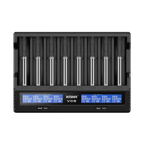 XTAR VC8 3A USB-C Fast Lithium-Ion Battery Charger