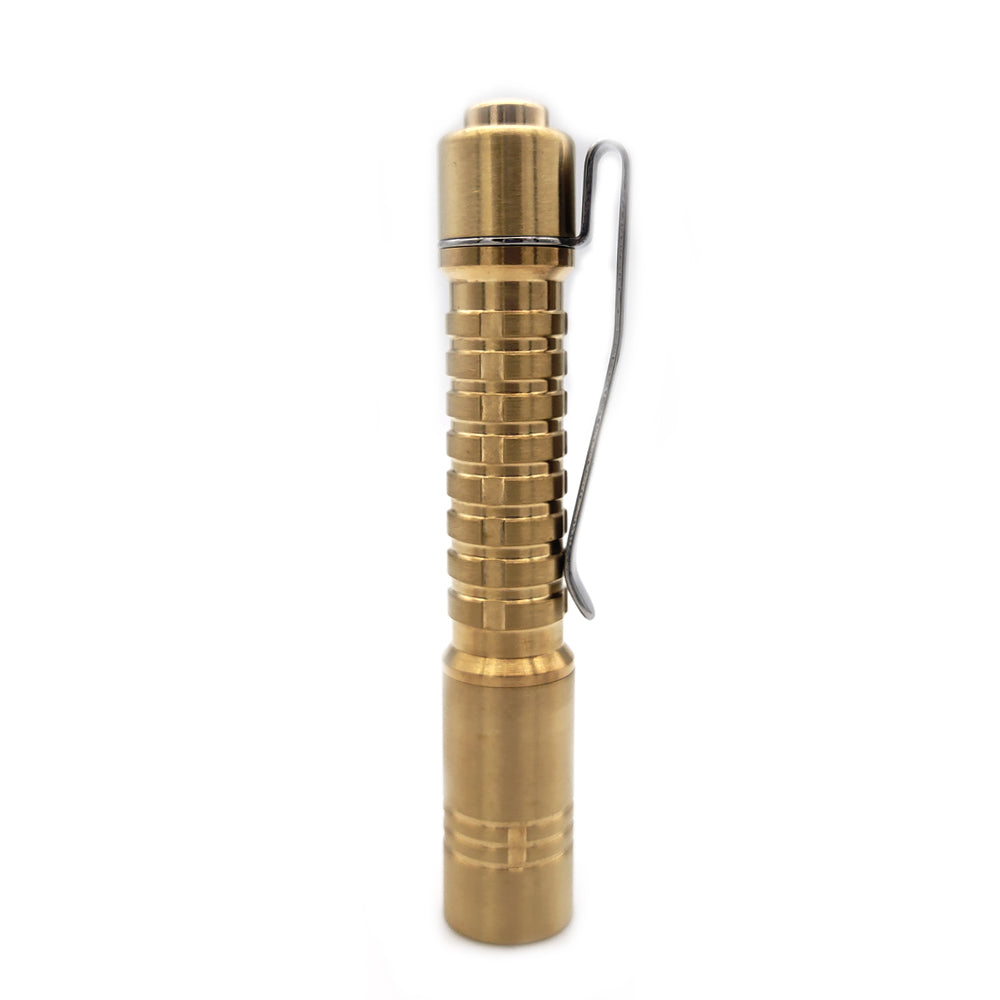 ReyLight Pineapple Mini Nichia 519a 4000k Copper or Brass LED Flashlight