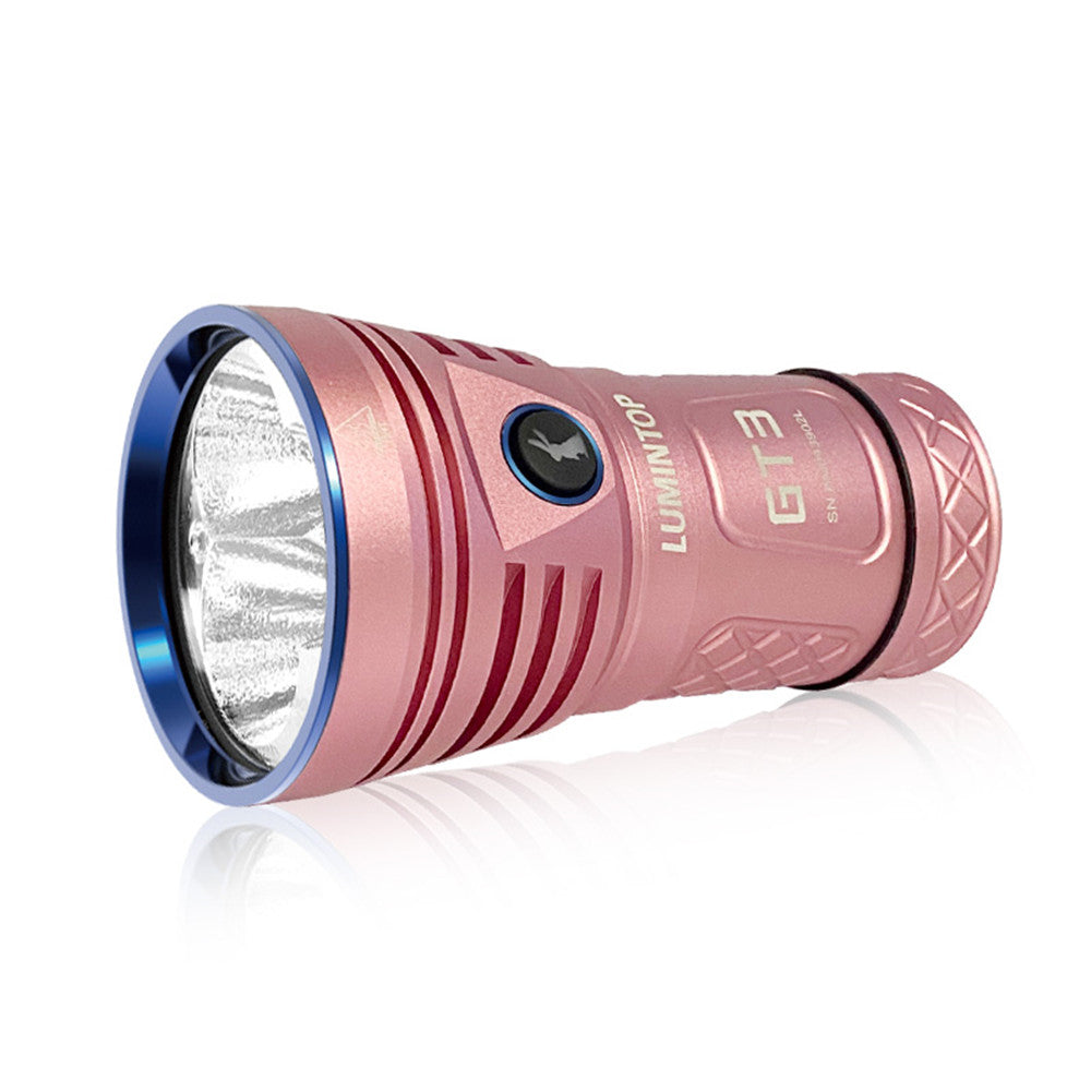 Lumintop BLF GT3 18000 Lumens Triple XHP70.2 LED Outdoor Flashlight PINK