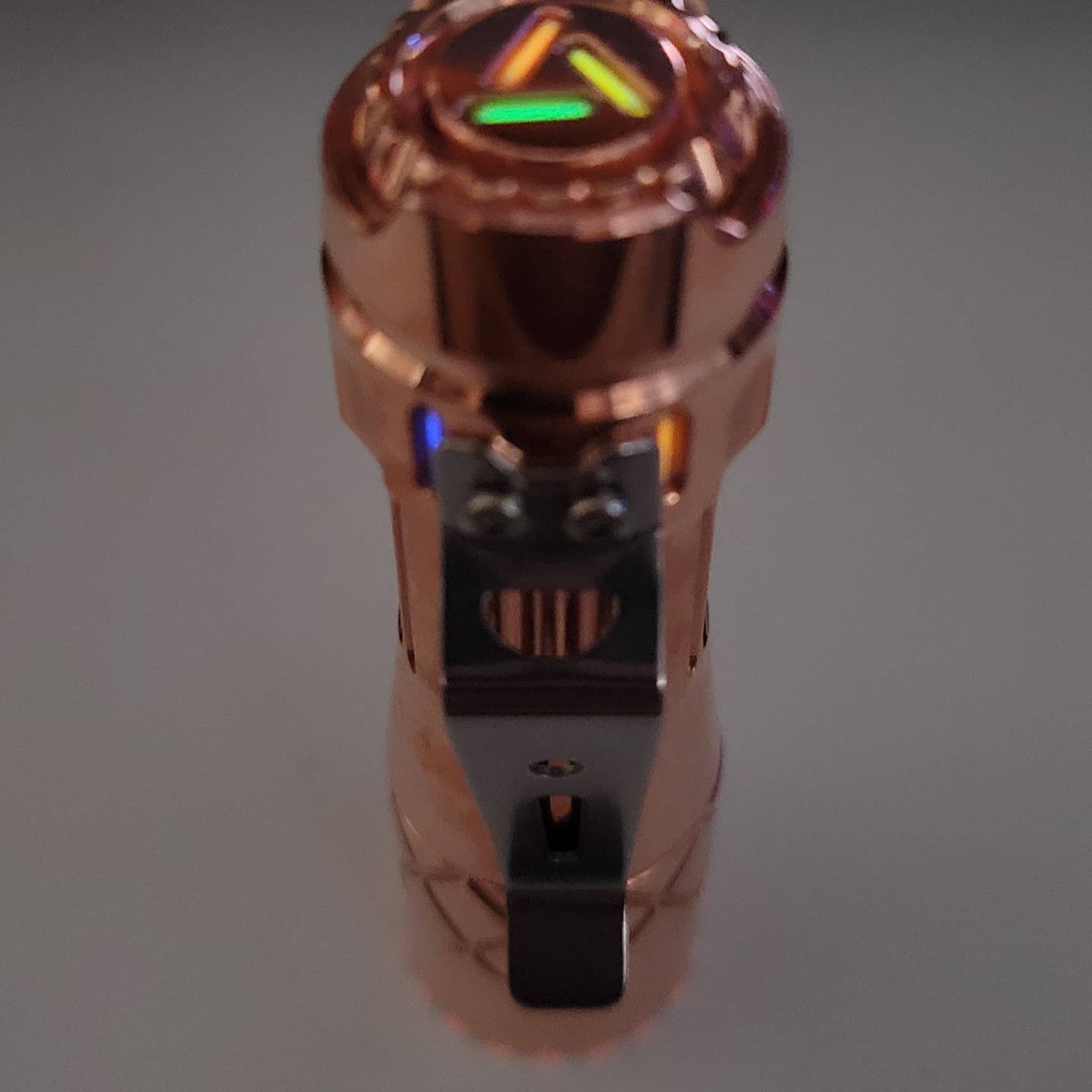 Lumintop LM10 Copper 9 x Tritium + Glow Gasket Custom LED Flashlight