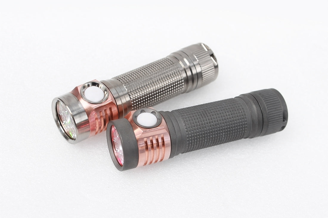 Emisar D4K Titanium 2CH 2-CH Tint Ramp 1*2700 High Power Quad EDC LED Flashlight