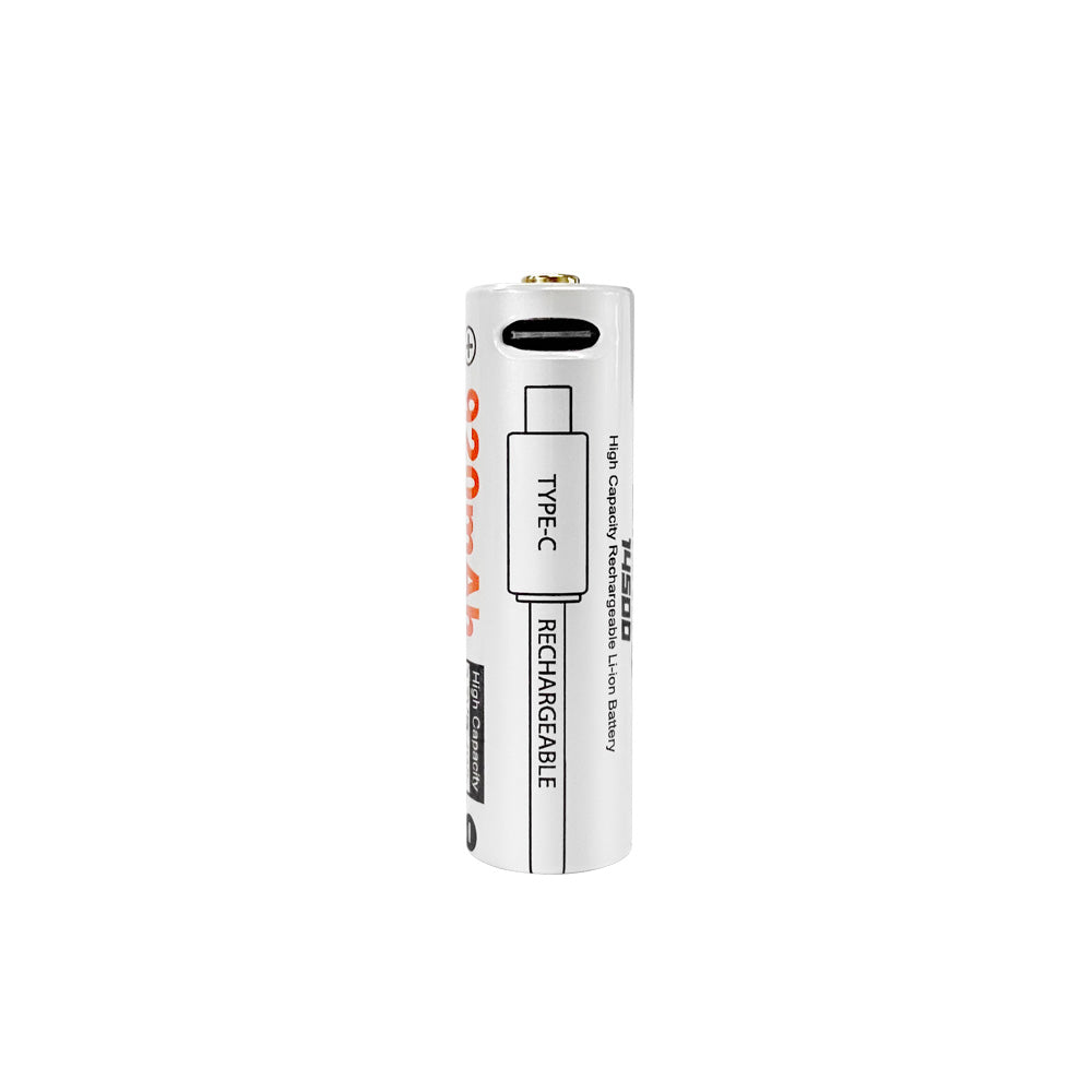 Lumintop 14500 USB Type-C Rechargeable Li-ion Battery 3.7V 920mAh