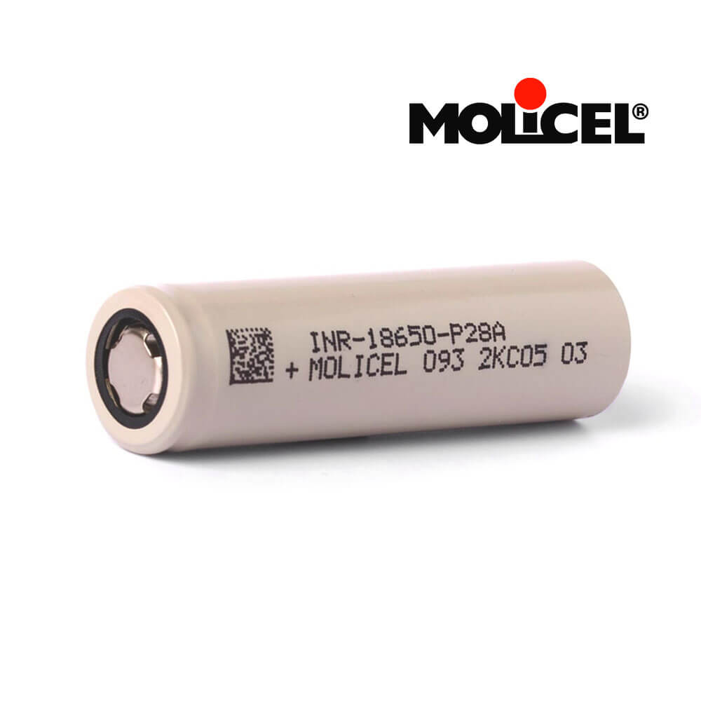 Molicel P28A 18650 2800mAh 35A Lithium-Ion Rechargeable Battery FLAT TOP