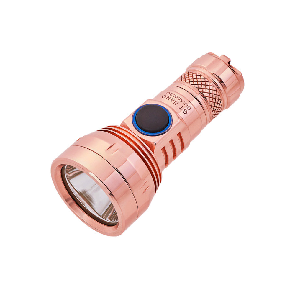 Lumintop GT Nano Copper OR Brass 450 Lumens EDC Keychain LED Flashlight COPPER