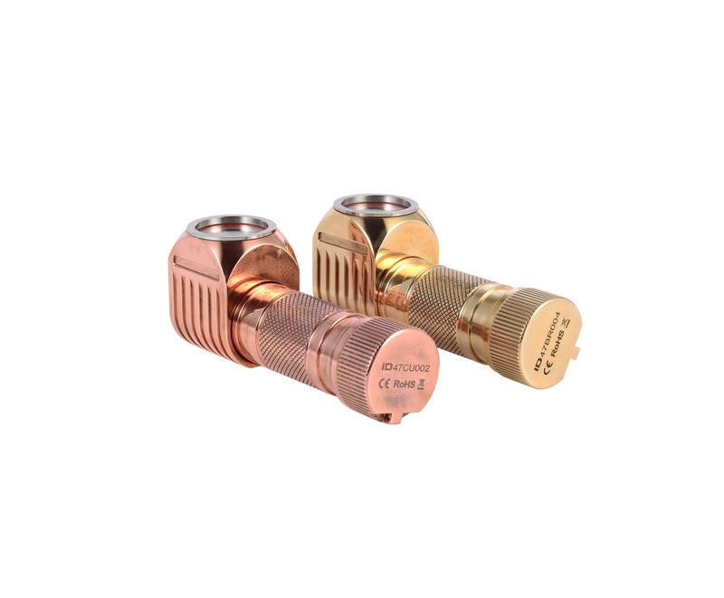 Fireflies PL47G2 Brass / Copper Limited Version LED Flashlight NICHIA 219B 4000K