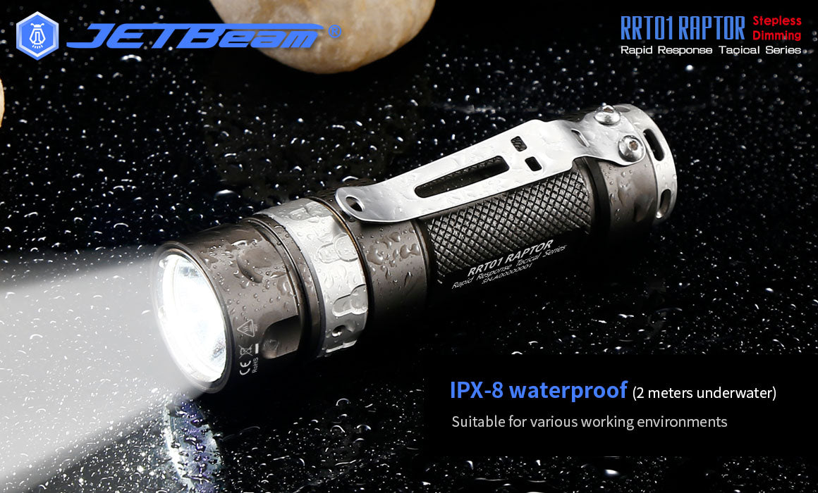 Jetbeam RRT01 Raptor 950 Lumens LED Flashlight