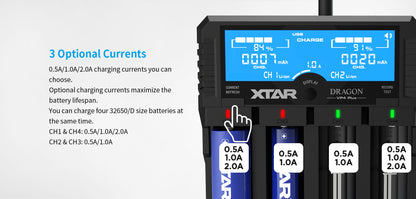 XTAR DRAGON VP4 Plus Battery Charger