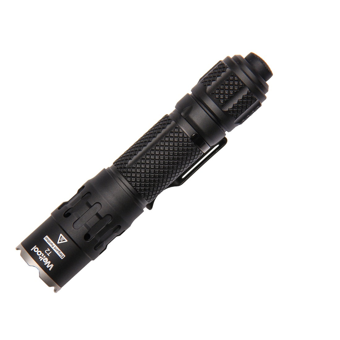 Weltool T2 Compact 18650 LED Flashlight BLACK