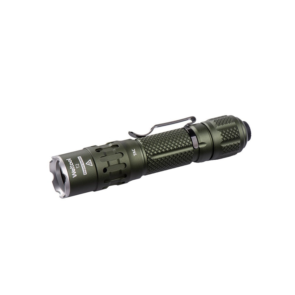 Weltool T2 TAC LED Tactical Tlashlight ODG 1900 Lumens ODG GREEN