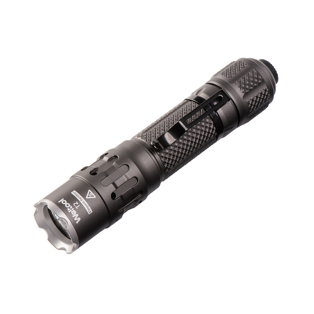 Weltool T2 Compact 18650 LED Flashlight GRAY