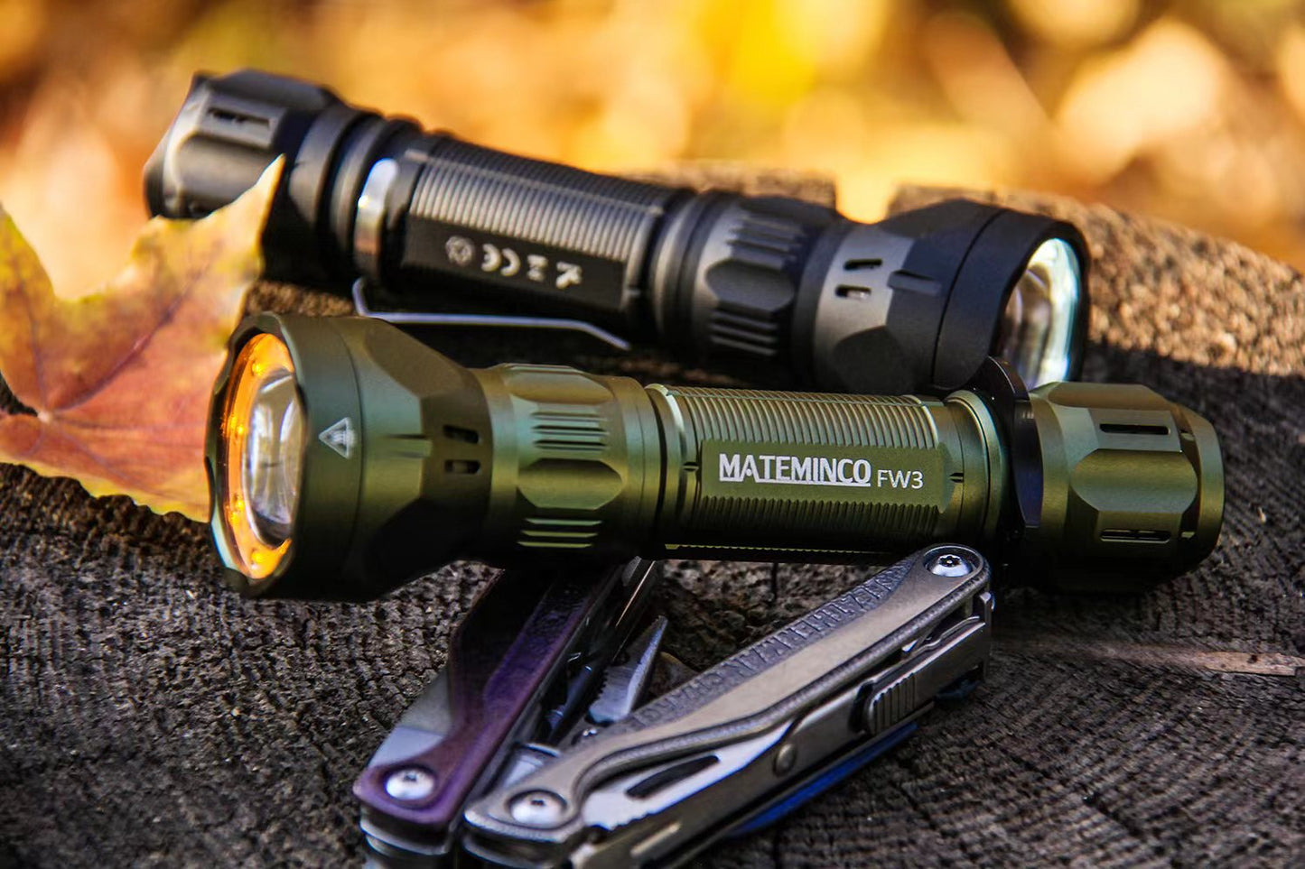 Mateminco FW3 LEP + LED Flashlight 1550 Lumen 1350M 21700