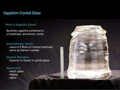Sapphire Crystal Lens For Lumintop Emisar or Noctigon LED Flashlight